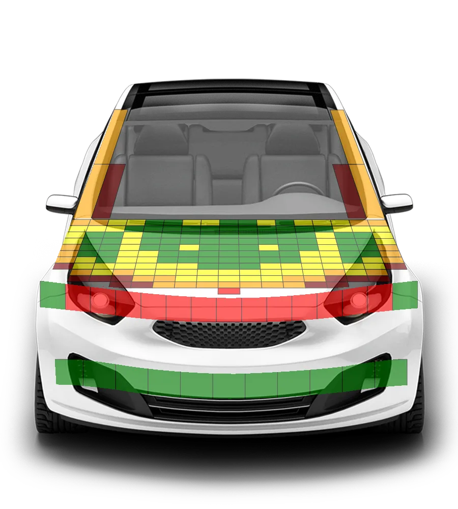 Crash test diagram