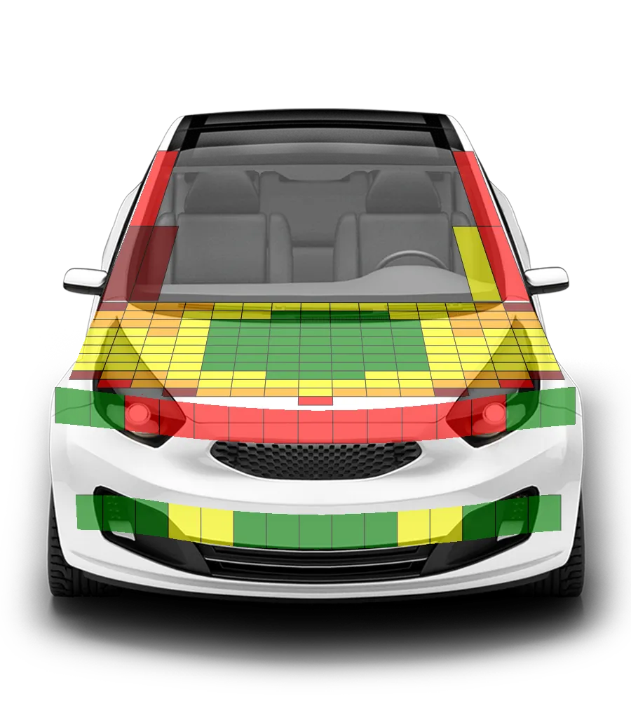 Crash test diagram