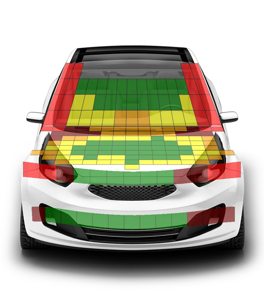 Crash test diagram