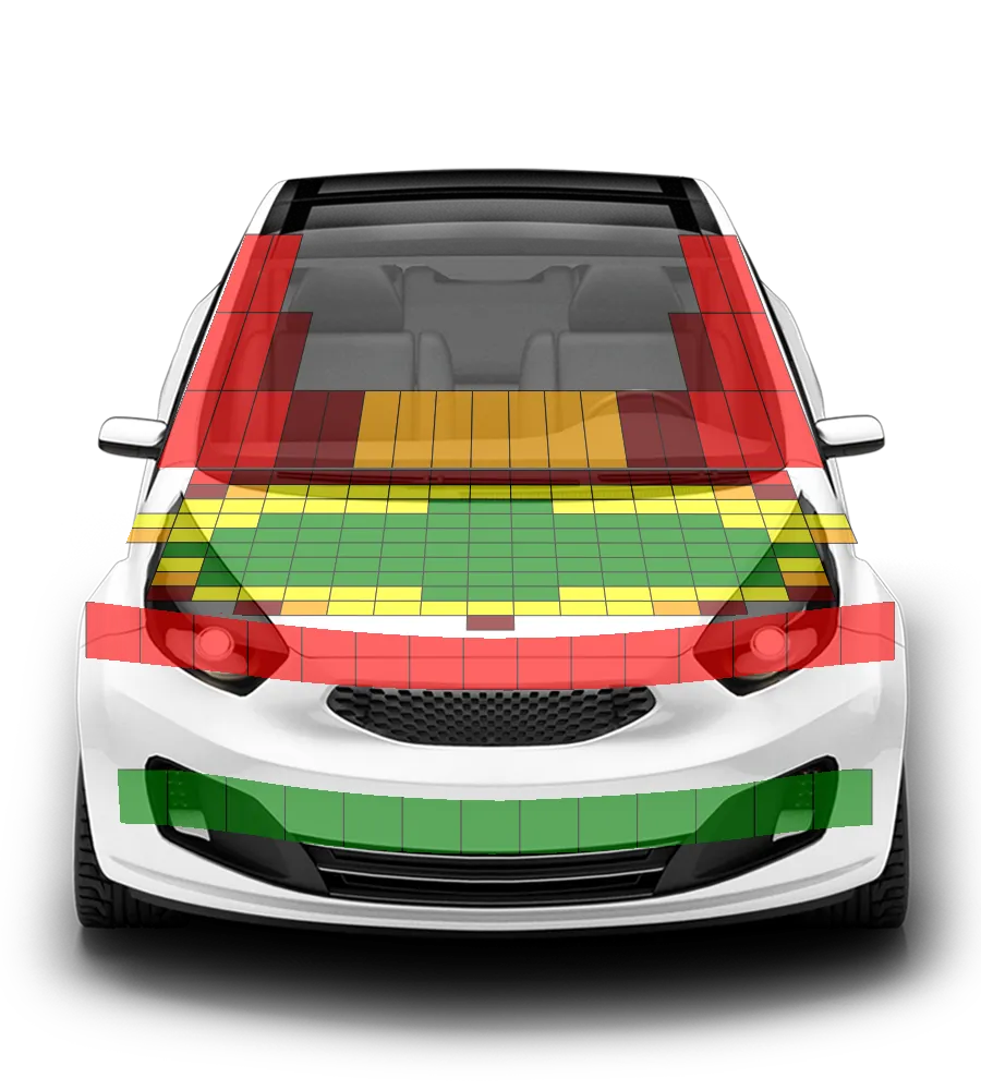 Crash test diagram