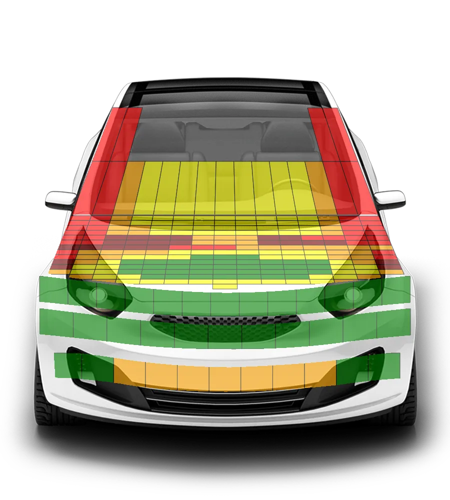 Crash test diagram