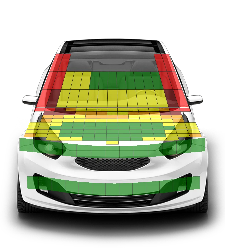 Crash test diagram