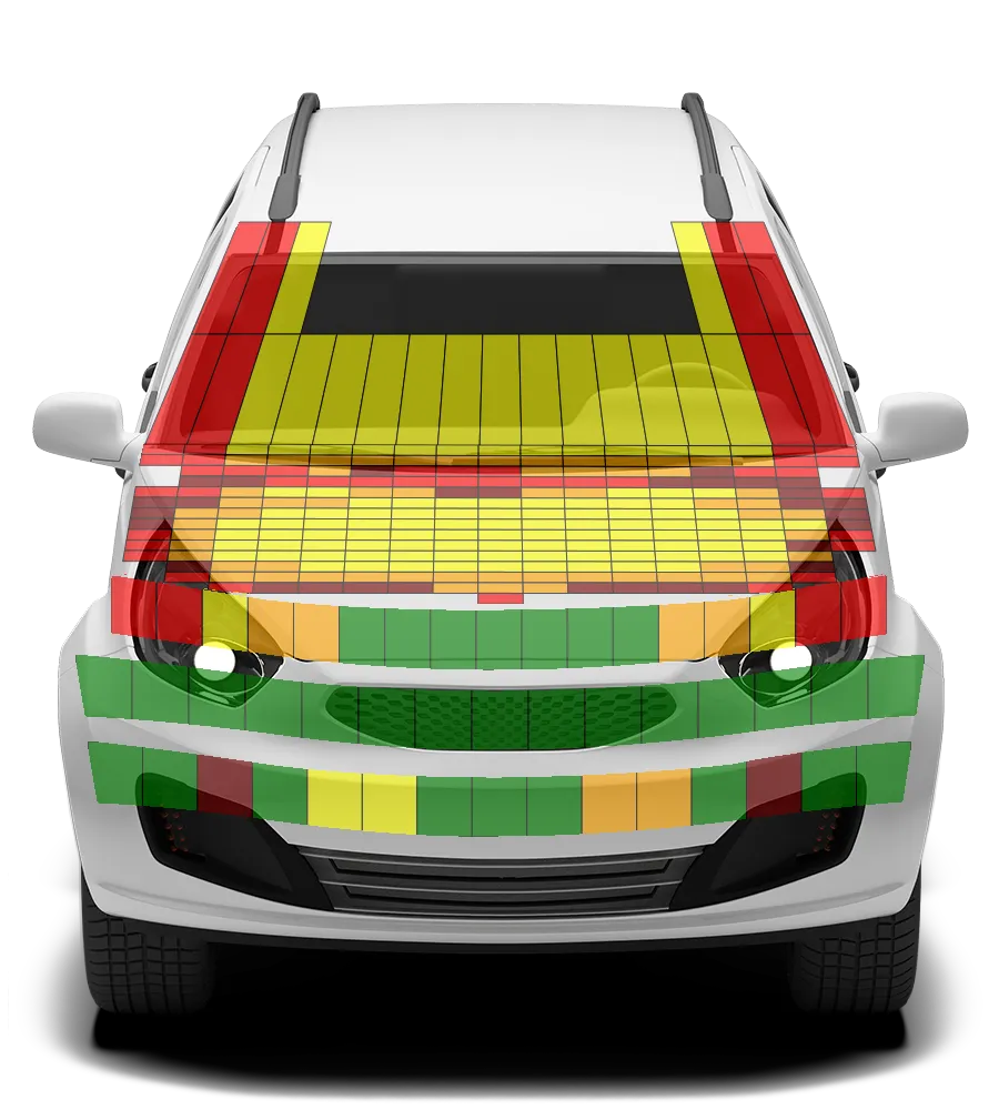Crash test diagram