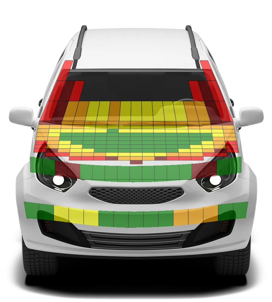 Crash test diagram