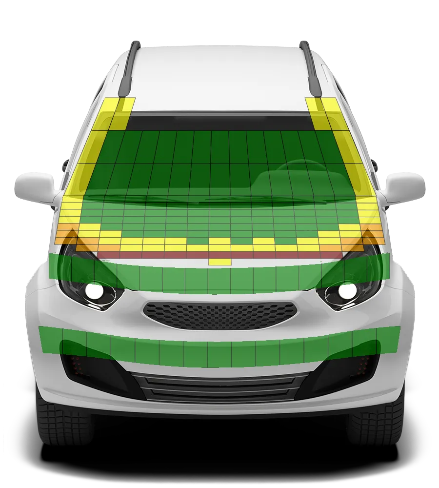 Crash test diagram