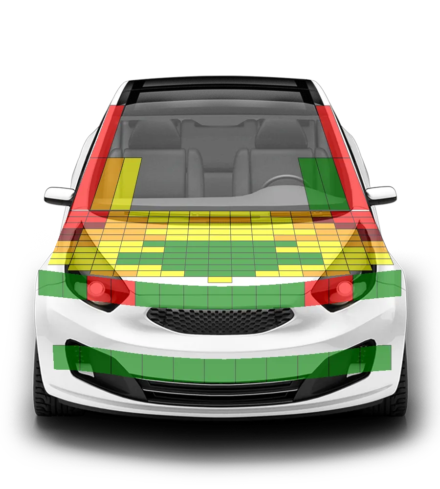 Crash test diagram
