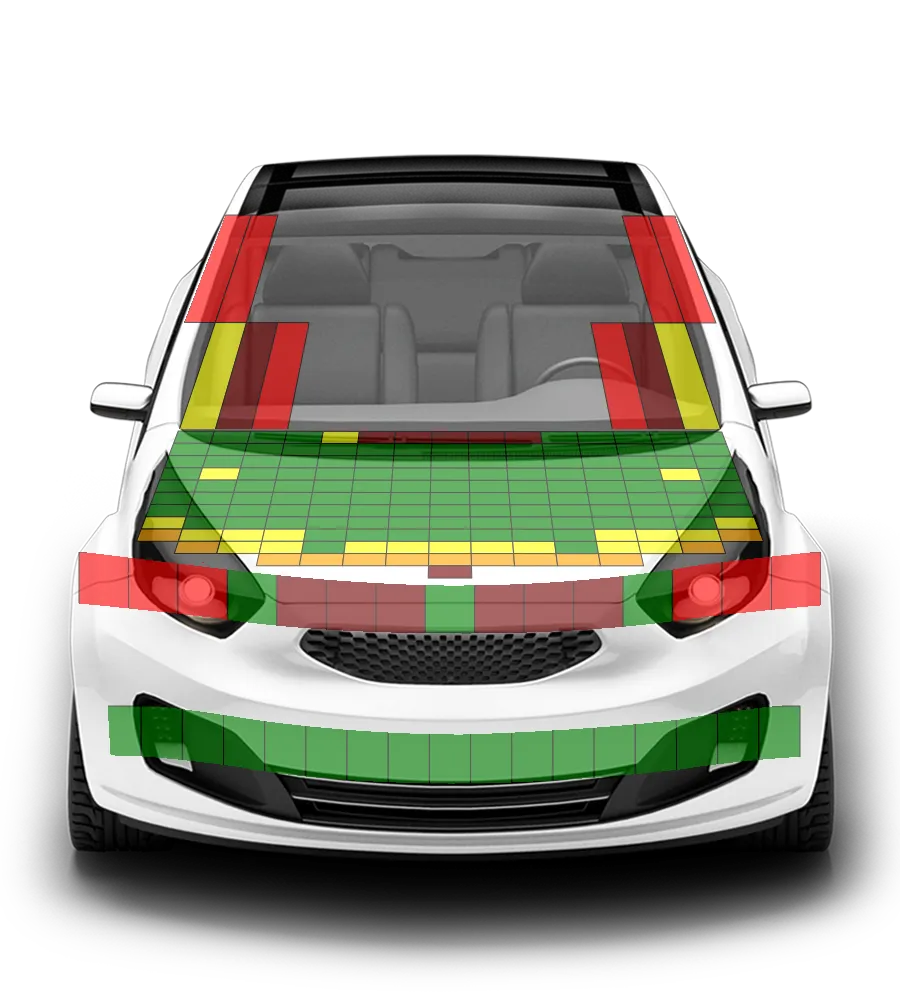 Crash test diagram