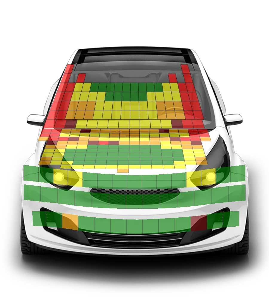 Crash test diagram