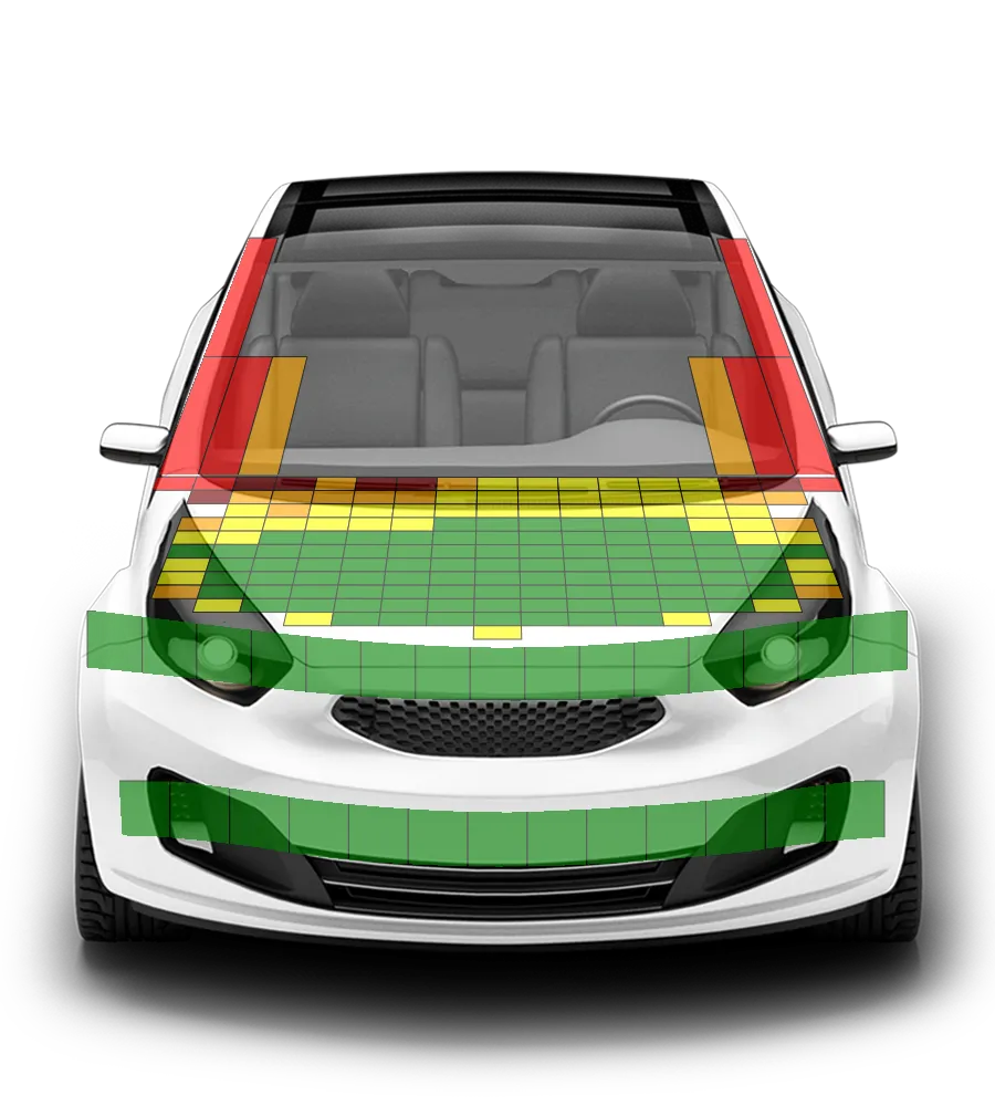 Crash test diagram