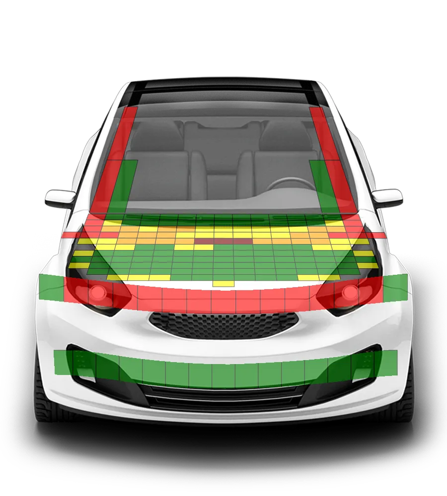 Crash test diagram