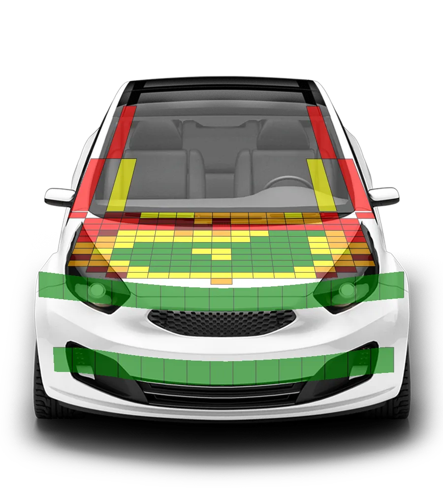 Crash test diagram