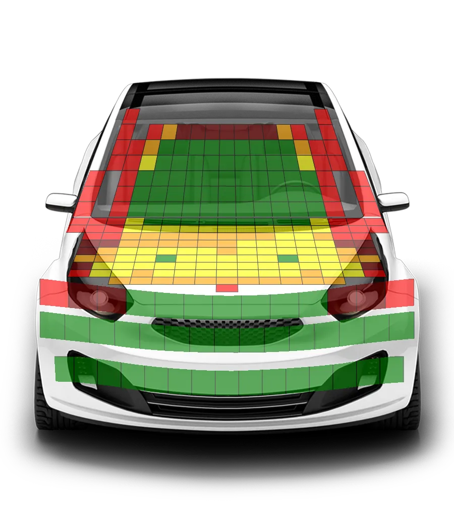 Crash test diagram