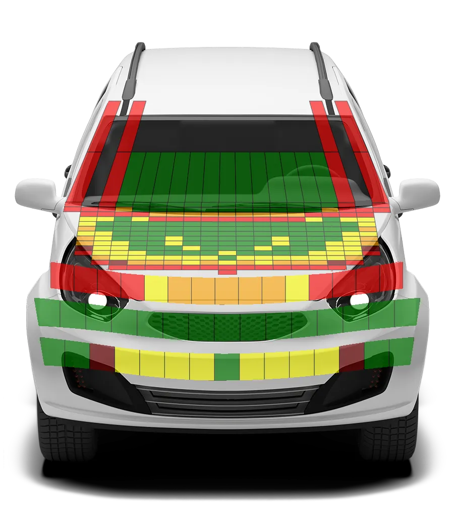 Crash test diagram