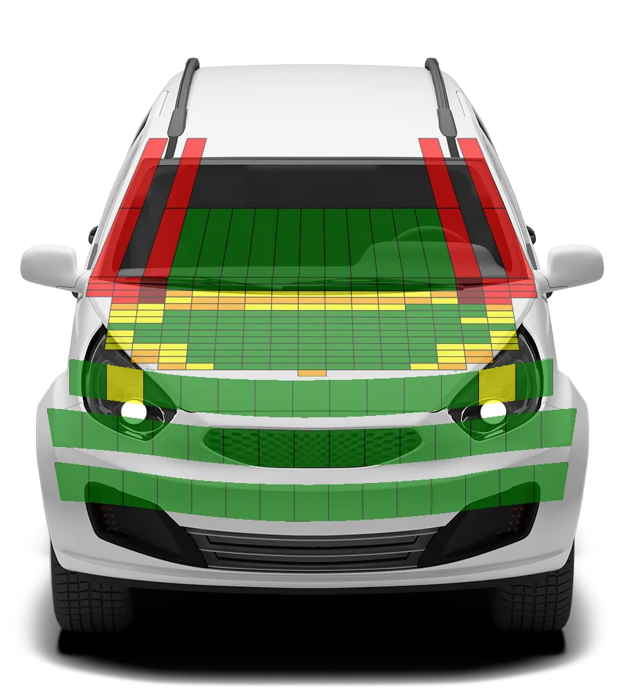 Crash test diagram