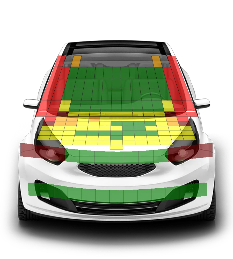 Crash test diagram
