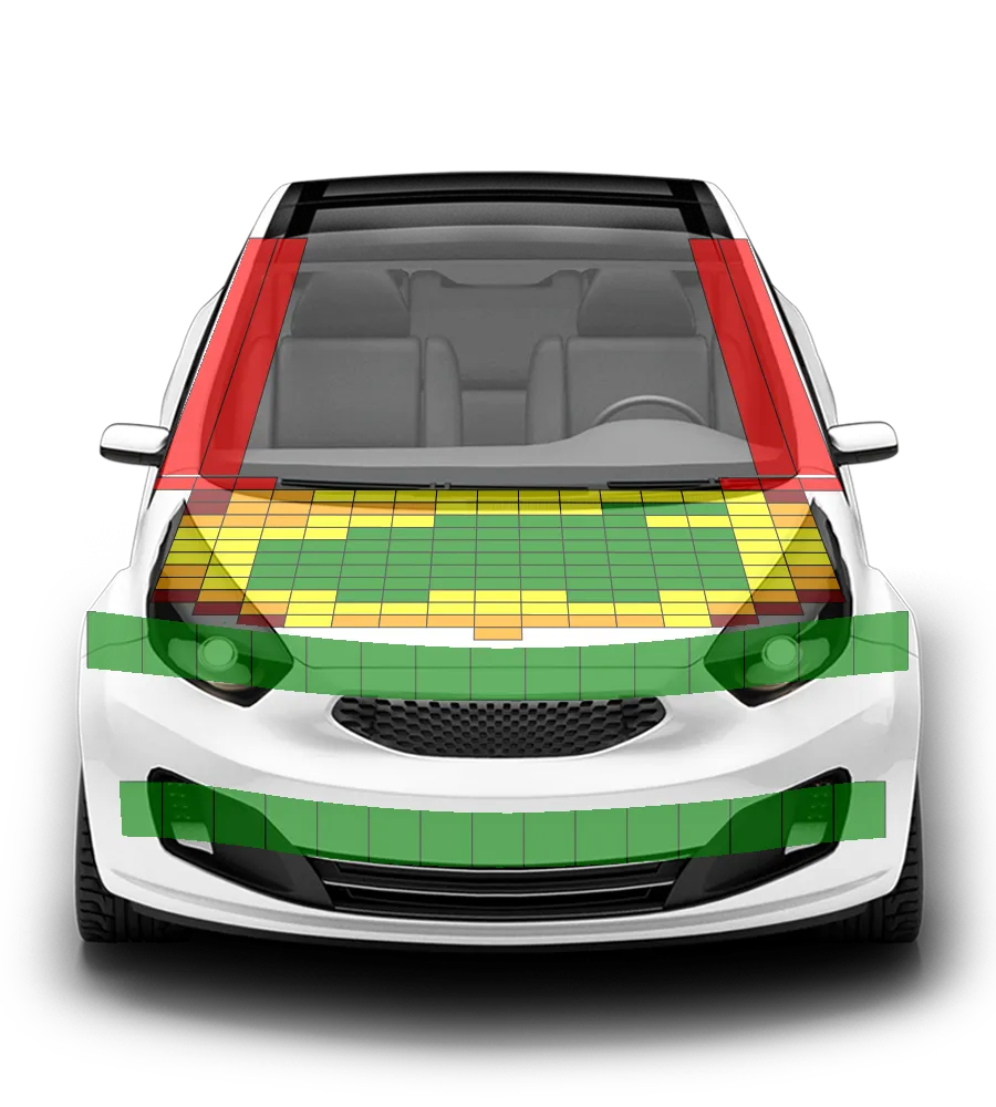Crash test diagram