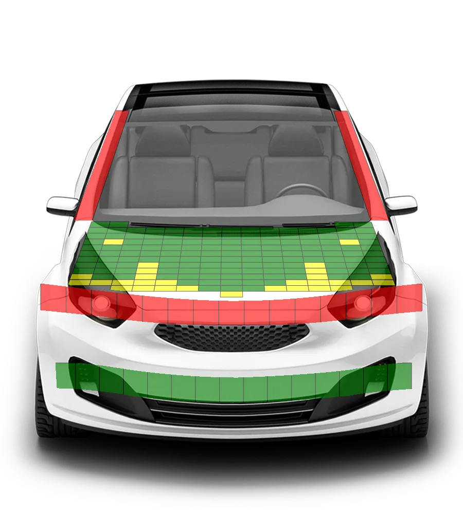 Crash test diagram