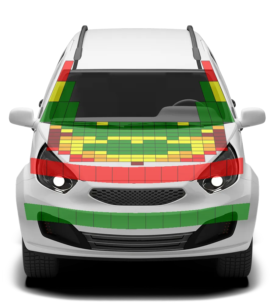 Crash test diagram