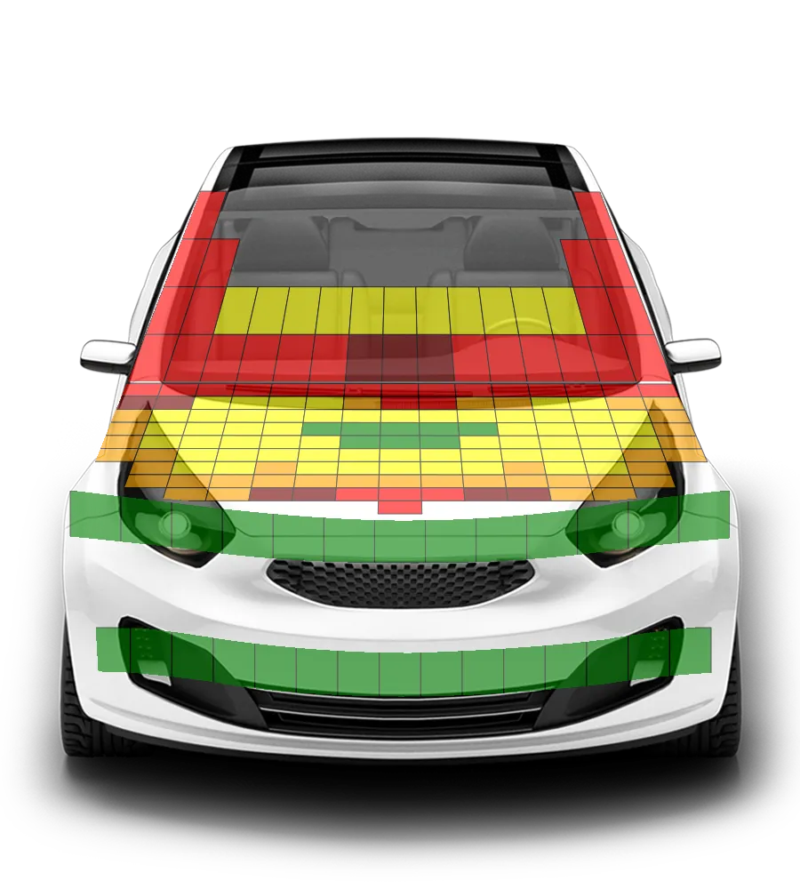 Crash test diagram
