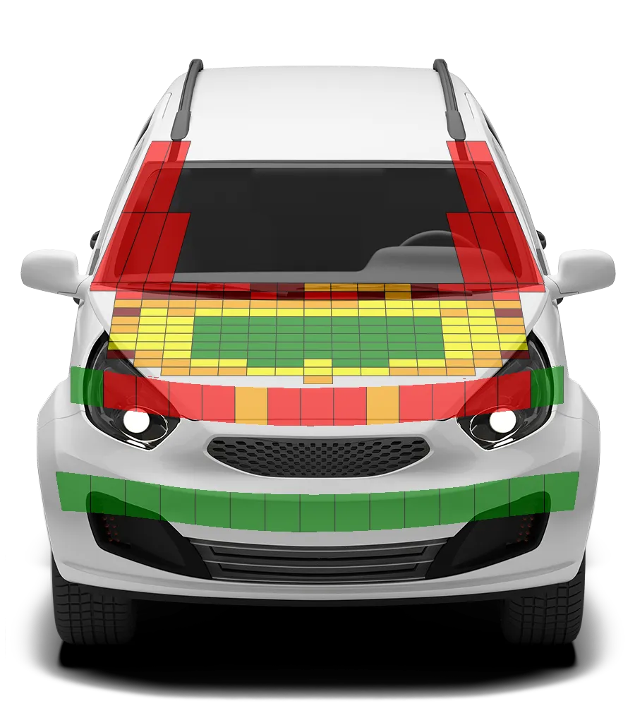 Crash test diagram