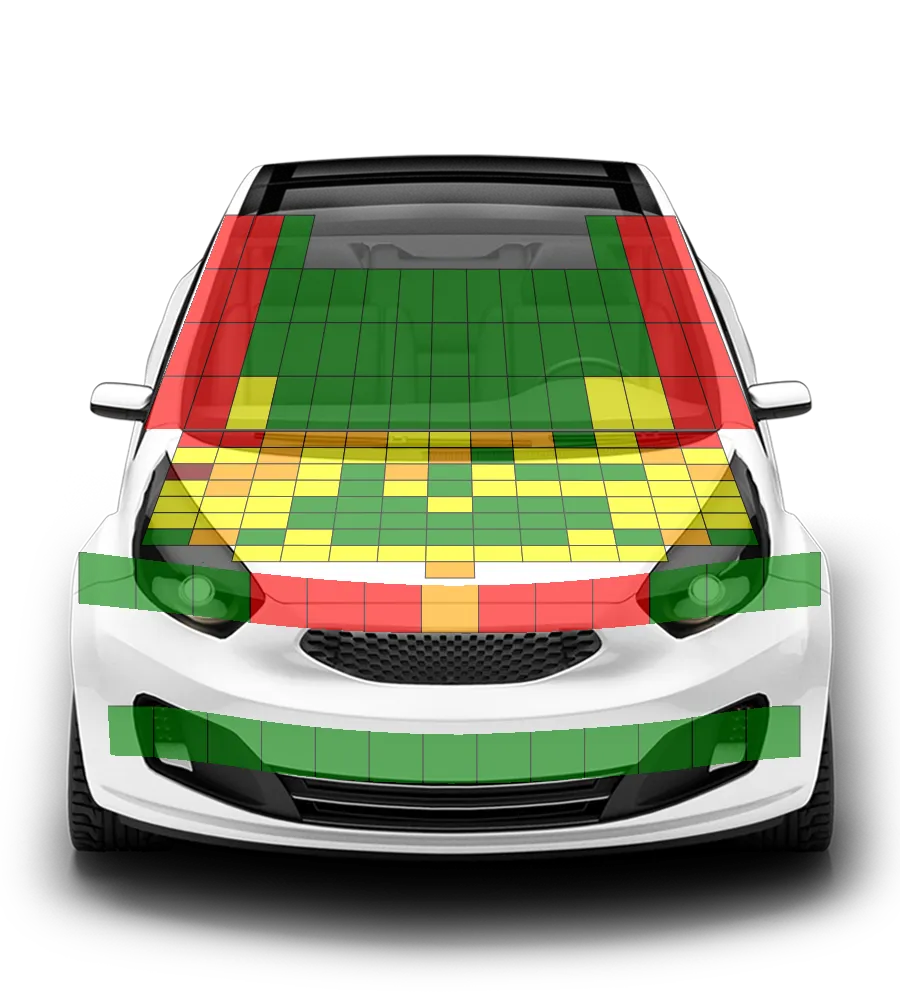 Crash test diagram