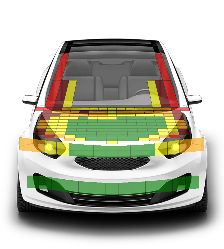 Crash test diagram