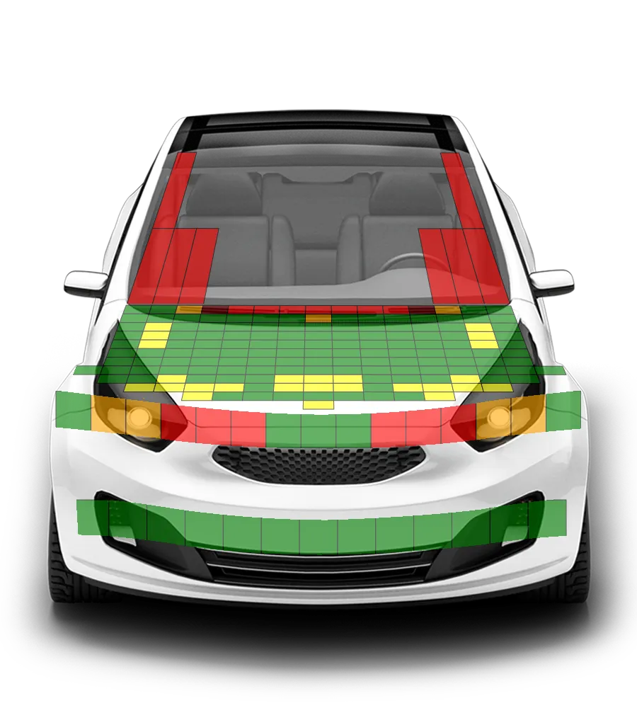 Crash test diagram