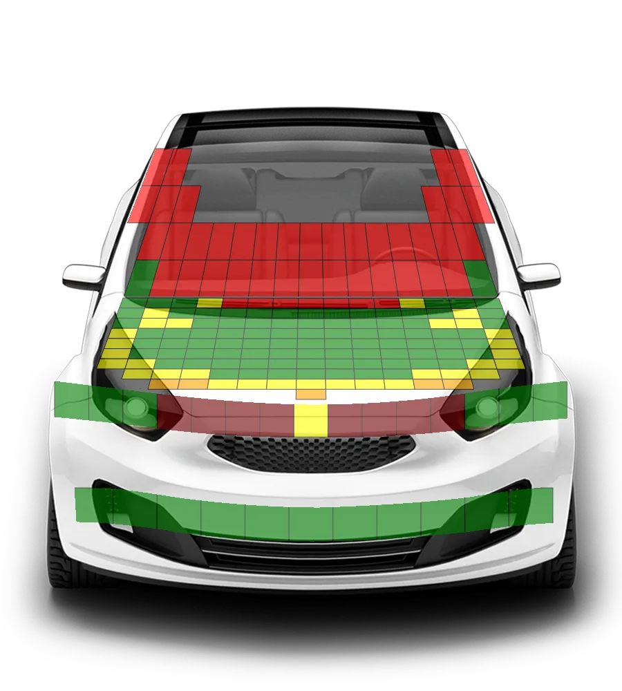 Crash test diagram