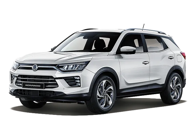 Korando frontal view