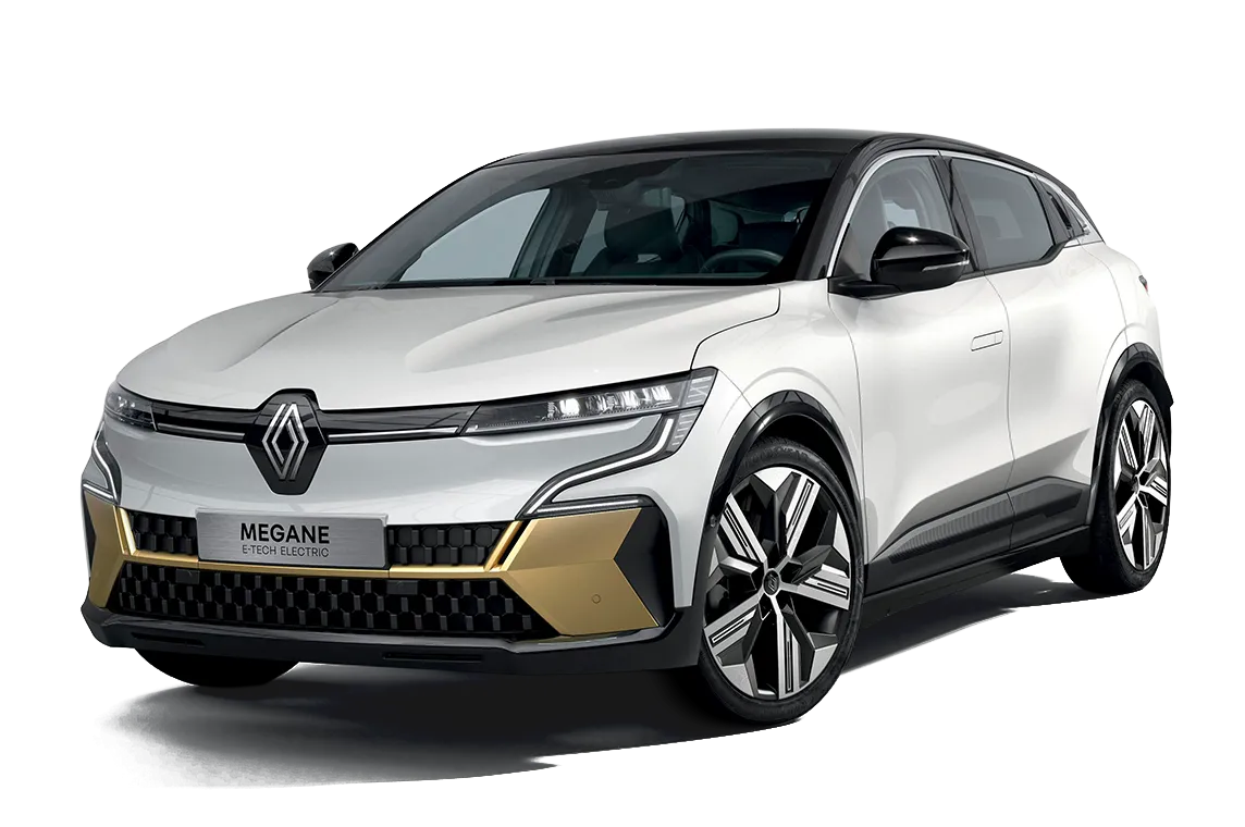 Megane E-Tech frontal view
