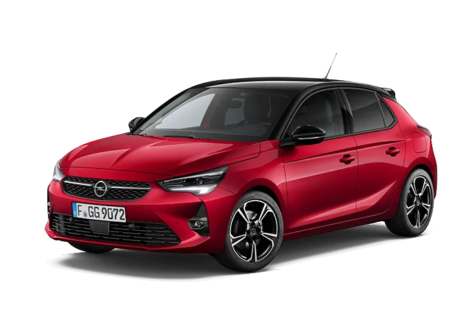 Corsa frontal view