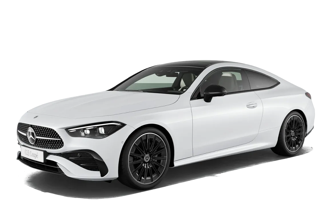 CLE Coupé frontal view