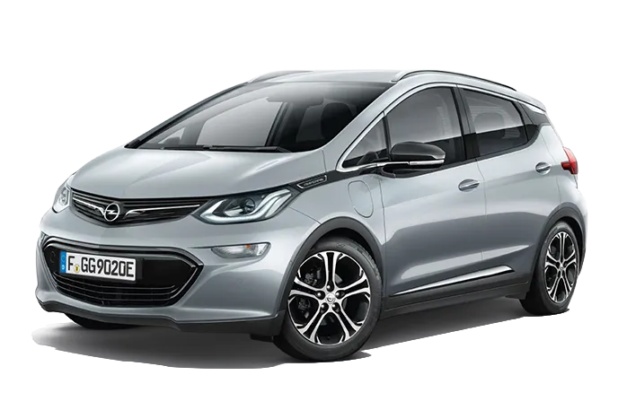 Ampera-e frontal view